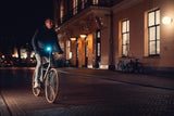 Axa DWN 100 LED-Akku-Beleuchtungsset 100 Lux Schwarz - Frontlicht mit Bremslichtfunktion
