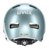 Uvex Kid 3 Kinder-Fahrradhelm Cloud-White 51-55 cm  robuster Hartschalenhelm mit EPS-Innenschale, 10 Belüftungsöffnungen, IAS Größenanpassung, Monomatic Verschluss, waschbare Polster