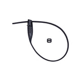 BBB Cycling BBB Schloss Zip-Ty 3.5mmx450mm schwarz 3.5mm x 450mm - ultraleichtes Kabelschloss