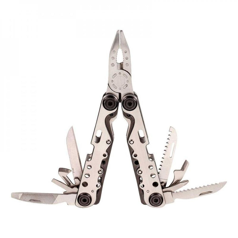 Herbertz Multitool, Edelstahl, Nylon-Etui - Multitool Outdoor & Radsport S