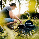 Petromax Transporttasche für Feuertopf ft6, ft9 & Atago Gasgrill  robuste, reißfeste Tasche aus Ripstop-Nylon mit verstärktem Boden und zusätzlichem Stauraum für Zubehör