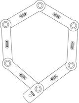Abus Faltschloss Bordo uGrip 5700 ST schwarz