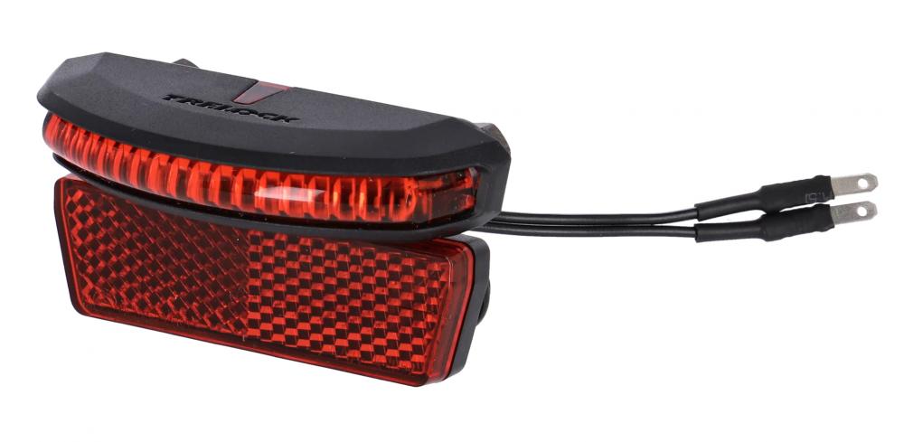 Trelock LS 654 COB Line E-Bike-Rücklicht mit Bremslichtfunktion, COB-LEDs, Multi-Lens-Technologie, 612V, 50mm Montage, StVZO-zertifiziert, 600m Sichtbarkeit