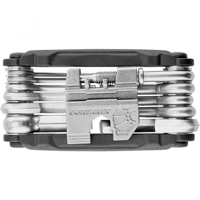 Procraft Werkzeug Multi Essential 20 Funktionen Schwarz - kompaktes Multitool fürs Bike