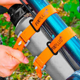 FixPlus Gear Tightener Set 66 cm Orange - sicheres Fixiersystem für Ausrüstung
