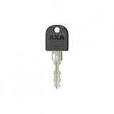 Rahmenschloss AXA Solid Retractable schwarz, Schlüssel abziehbar