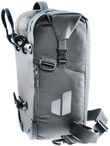 Deuter Valbona 20+5 Fahrradtasche 25 Liter Graphite - wasserdicht mit Roll-Top und Regenhülle