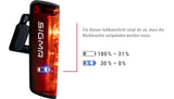 Sigma Akku-Beleuchtungsset AURA 80 USB & BLAZE - 80 Lux StVZO zugelassen