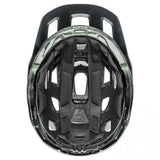 uvex react MIPS MTB Helm moss green-black matt 52-56cm mit MIPS Sicherheitssystem, IAS 3.0 Größenanpassung, stoßfester PC-EPS Schale, EN 1078 zertifiziert