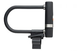 AXA Bügelschloss Newton Pro 190, Länge 190 mm, Stärke 13 mm, schwarz, gehärteter Stahl, Sicherheitsstufe 15, Bohrschutz, inkl. Halterung, 2 Schlüssel