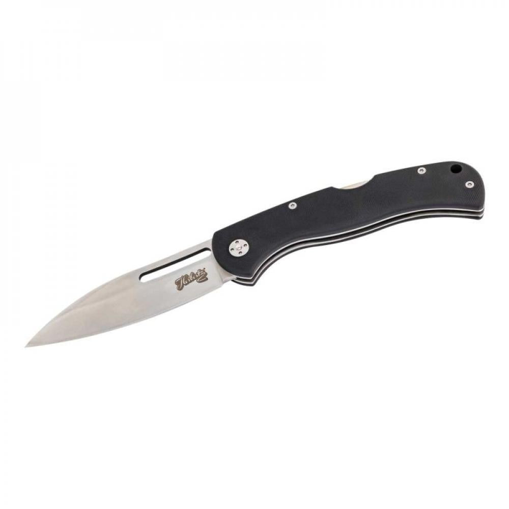 Herbertz Selektion Einhandmesser G10 schwarz D2 Stahl - Einhandmesser Outdoor Größe L