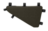 BROOKS Scape Full Frame Bag Mud Green - wasserdichte Rahmentasche 5,5 Liter aus 600D Polyester mit Hypalon-Details - 390 g leicht, 480x60x290 mm