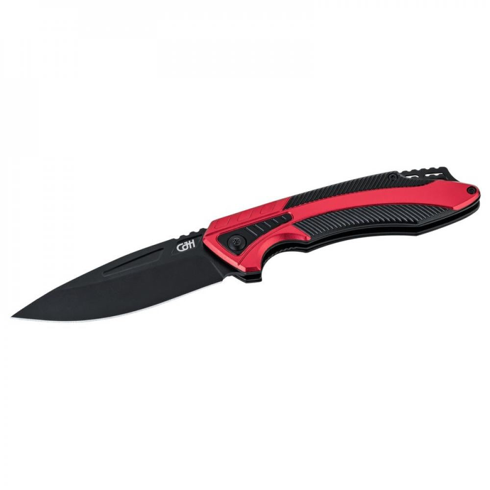 Herbertz CJH Taschenmesser schwarz rote Platinen - Taschenmesser Outdoor & Radsport S