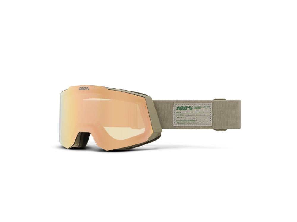 100% SNOWCRAFT HiPER Schneebrille Unisex - Premium-Performance Goggle mit HiPER Copper Lens