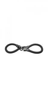 ABUS Infinity Loop 1806/140 Kettenschloss - 140 cm, Ø6 mm, Double-Loop, IvyTex, Sicherheitslevel 6, schwarz