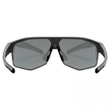 uvex axos Set Skihelm black matt mit Visier mirror silver, IAS-Größenanpassung, Monomatic-Verschluss, Belüftungssystem, herausnehmbare Innenausstattung
