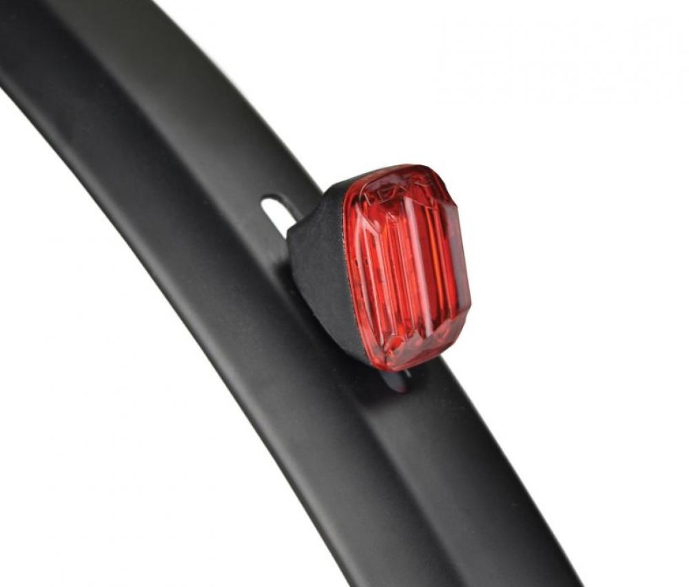 Lezyne Rückleuchte LED Fender STVZO E-BIKE 11-Lux 6-12 Volt Schutzblech schwarz glänzend