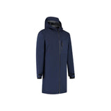 BBB Regenjacke Rainshield Parka M dunkelblau - wasserdicht, atmungsaktiv, verlängertes Rückenteil, verstellbare Kapuze, reflektierende Details, leicht verstaubar