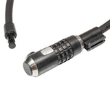 Kryptonite KryptoFlex 1565 Combo Kabelschloss, 15mm x 65cm, schwarz, 4-stellige Zahlenkombination, flexibles Stahlkabel, ideal für kurze Stopps in ländlichen Gebieten