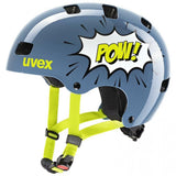 uvex kid 3 stone blue pow, Hartschalen-Kinderfahrradhelm, Größe 55-58 cm, innovative Hardshell-Technologie und 10 Belüftungsöffnungen optimalen Schutz und Komfort für aktive Kinder