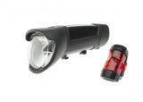 Busch + Müller IXON Fyre + IXXI LED Fahrradbeleuchtungsset, 30 Lux Frontlicht, USB-aufladbar, StVZO-zugelassen, inkl. Halterungen