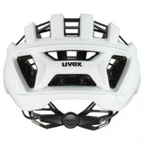 uvex surge Rennradhelm white matt, 53-56cm, ultraleichtes Pro-Modell, Aero-Cover-optional, Top-Belüftung, Brillengarage, Multi-Inmould-Technologie