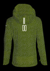 Basil Bekleidung Skane HiVis Damen Regenjacke neongelb M - 360° reflektierend - wasserdicht & atmungsaktiv (10.000 WP/MVP) Bionic Finish® Eco taillierter Schnitt & helmtaugliche Kapuze