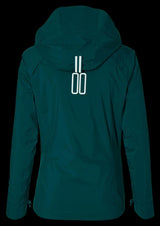 Basil Skane Damen Regenjacke teal green S - atmungsaktiv & wasserdicht (10.000 WP/MVP), T-Fabric mit DWR-Beschichtung, taillierter Schnitt, reflektierend & helmtauglich