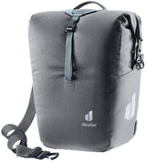 Deuter Valbona 20+5 Fahrradtasche 25 Liter Graphite - wasserdicht mit Roll-Top und Regenhülle