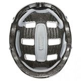uvex Kid 3 Kinder-Fahrradhelm Silver-Rosé, 55-58 cm, robuste Hardshell-Konstruktion, 10 Belüftungsöffnungen, Monomatic-Verschluss, größenverstellbar, waschbare Pads