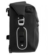 BROOKS Scape Pannier Small Black - wasserdichte Fahrradtasche 10-13 Liter aus 600D Polyester mit Hypalon-Details - 760 g leicht, 260x150x300-400 mm