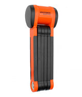 KRYPTONITE Evolution 790 Faltschloss 90cm - 5 4 mm gehärteter Stahl Sicherheitsstufe 7/10 gummierte Glieder zum Lackschutz 360° drehbarer Schlosskopf inkl. Klick-Rahmenhalterung
