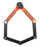 KRYPTONITE Evolution 790 Faltschloss 90cm - 5 4 mm gehärteter Stahl Sicherheitsstufe 7/10 gummierte Glieder zum Lackschutz 360° drehbarer Schlosskopf inkl. Klick-Rahmenhalterung