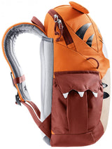 Deuter Kikki Kinderrucksack 8L - Mandarine-Redwood Robust & Reflektierend