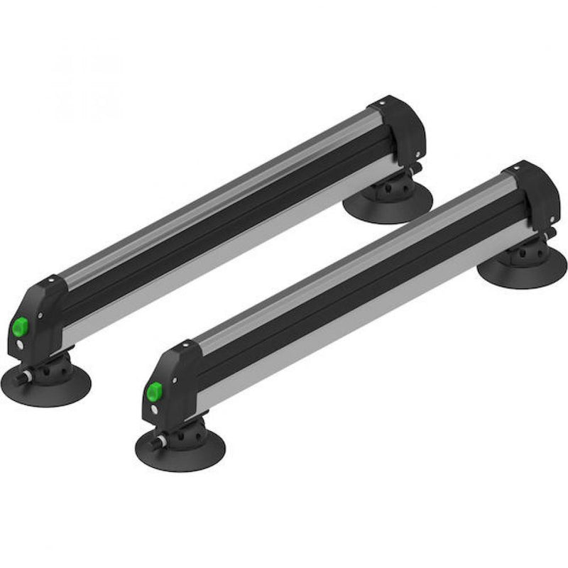 TreeFrog Ski- und Snowboardhalter 626 Schwarz/silber - sicherer Transport für Ski & Boards