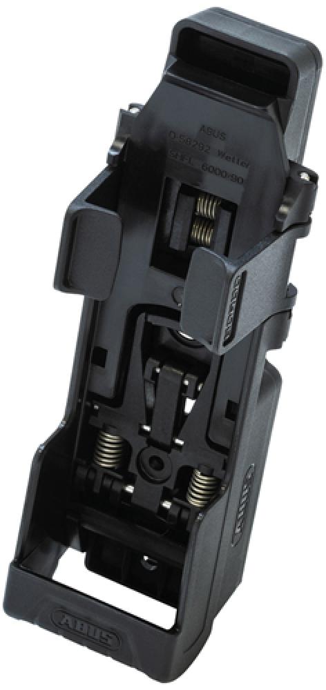 ABUS SH FL-Bordo Mount Schloss-Halter für Fidlock Twist und MonkeyLink, kompatibel mit BORDO 6000K/90, 6000C/90, 6000KA/90, magnetische Befestigung, schwarz