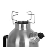 Petromax Feuerkanne Edelstahl 1,5 l  Autarker Outdoor-Wasserkocher mit Doppelwand, schneller Erhitzung durch Kamineffekt, ideal für Camping und Trekking