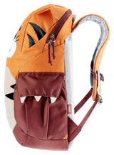 Deuter Kikki Kinderrucksack 8L - Mandarine-Redwood Robust & Reflektierend