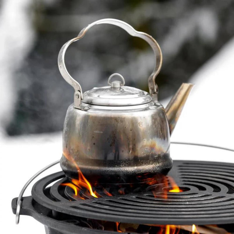 Petromax Teekessel TK1 Edelstahl 1,5 Liter  ideal für Outdoor, Camping und Zuhause, geeignet für offenes Feuer und alle Herdarten
