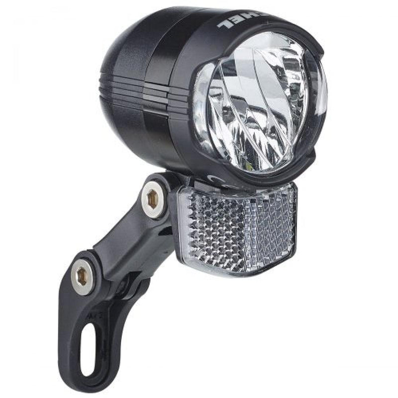 Büchel Shiny 80 LED Front-Scheinwerfer mit Standlicht (StVZO, 80 Lux) - inkl. Nirosta-Halterung