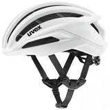 uvex surge Rennradhelm white matt, Größe 56-59cm, mit Multi-Inmould-Technologie, 3D IAS Größenanpassung, Brillengarage, ohne Aero-Cover, top Belüftung