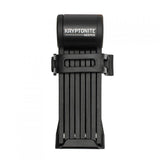 KRYPTONITE Faltschloss Keeper Mini Faltschloss 80 cm ? leichtes - kompaktes Fahrradschloss mit 2 5 mm gehärteten Stahlgliedern Sicherheitsstufe 4/10 inklusive Rahmenhalterung und 2 Schlüsseln