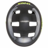 uvex kid 3 - robuster Kinder-Fahrradhelm - harte ABS-Schale - individuelle Größenanpassung mit IAS-System - 10 Belüftungsöffnungen - dirtbike grey-lime - 55-58 cm