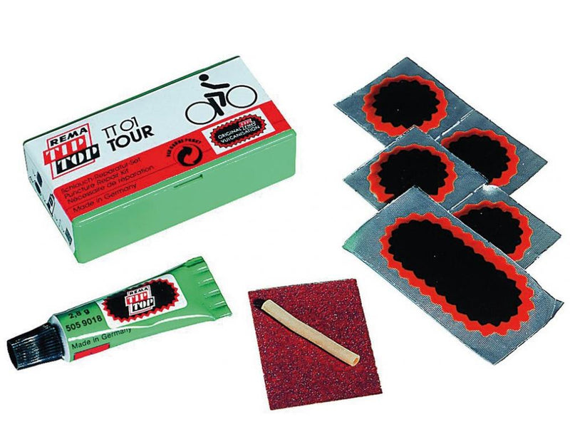 Rema Tip Top 2er-Set Fahrrad-Reparaturkit TT01: für schnelle Reifenreparaturen