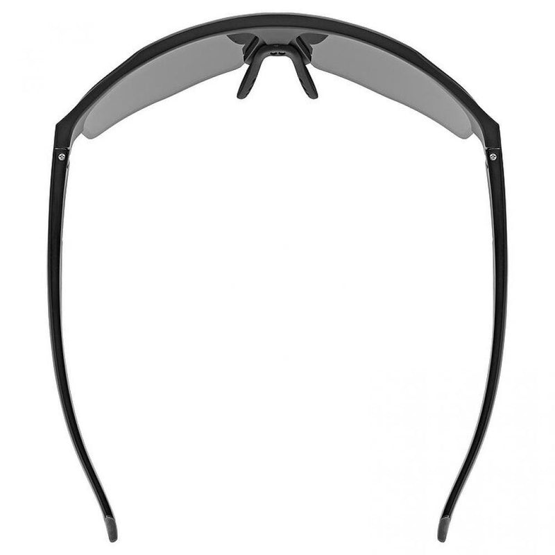 uvex axos Set Skihelm black matt mit Visier mirror silver, IAS-Größenanpassung, Monomatic-Verschluss, Belüftungssystem, herausnehmbare Innenausstattung