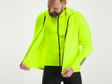 BBB Cycling BaseShield BBW-148 Fahrradjacke M neon gelb - ultraleichter Wind- & Regenschutz