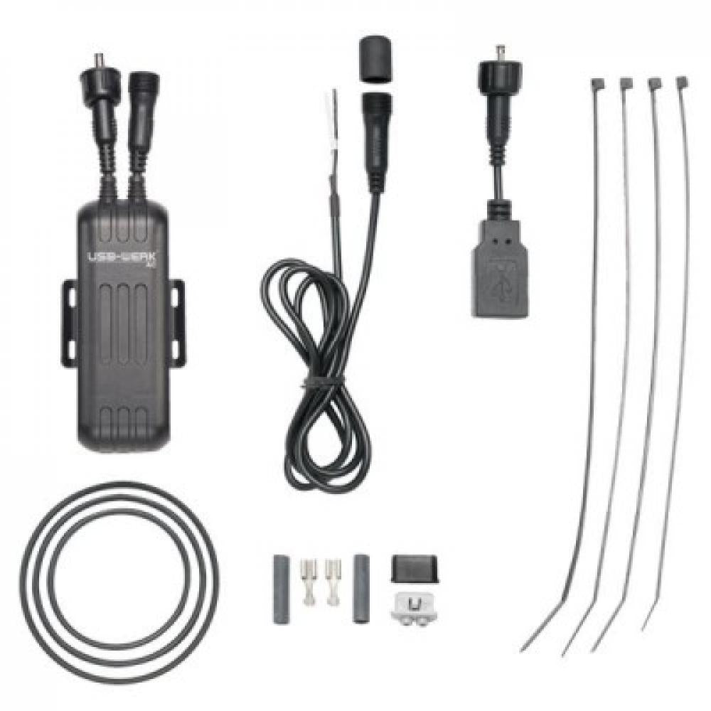 Busch + Müller USB-Werk AC - Mobiles USB-Ladegerät für Nabendynamo inkl. Zubehör - mobiles Lade-/Netzgerät