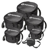 Petromax Transporttasche für Feuertopf ft6, ft9 & Atago Gasgrill  robuste, reißfeste Tasche aus Ripstop-Nylon mit verstärktem Boden und zusätzlichem Stauraum für Zubehör