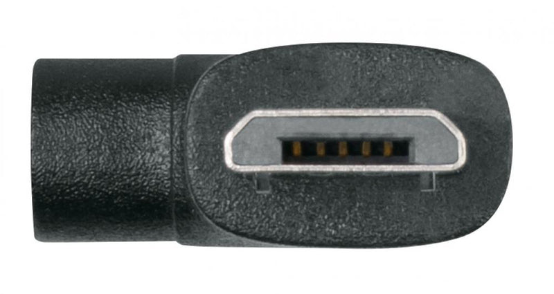 SKS COMPIT Micro-USB-Kabel für Android-Smartphones, 70 mm, abgewinkelte Stecker, ideal für COMPIT +COM/UNIT Powerbank, ermöglicht Laden während der Fahrt