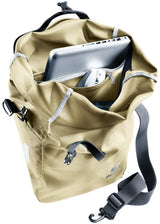 Deuter Valbona 20+5 Gepäckträgertasche 25 Liter Desert - Wasserdicht mit Roll-Top